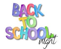 Back to school night