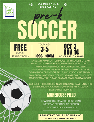 Pre-K Soccer